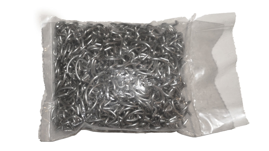 Stainless Steel Hog Rings (3/8" - 3/4")