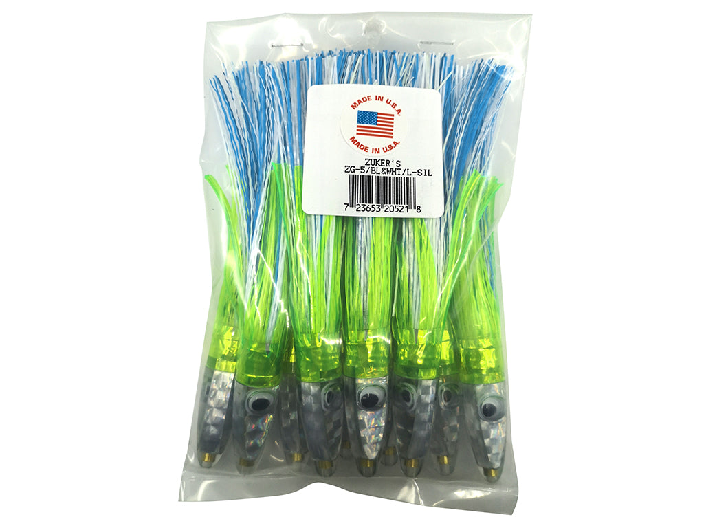 Zukers Grass Series Tuna Lures 10/PKG