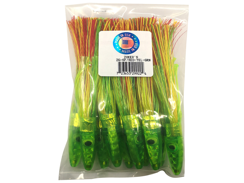 Zukers Grass Series Tuna Lures 10/PKG