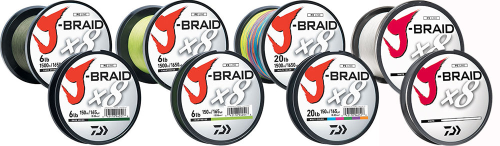 DAIWA J Braid 8 Strand Fishing Line - Chartreuse