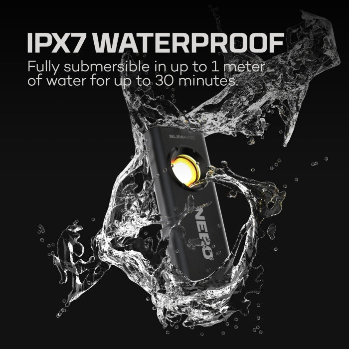 Nebo Slim+ 1200echargeable Pocket Light with Laser Pointer