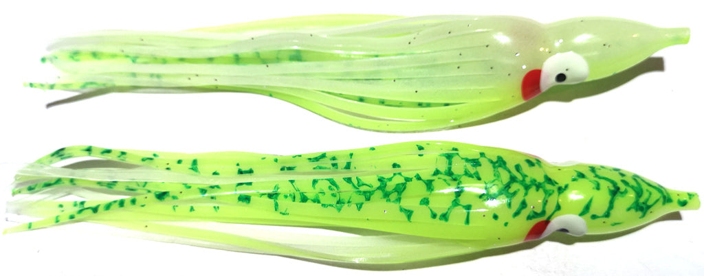 NORTH PACIFIC OCTOPUS 4-1/4" OG140R (Glo Green Splatter Back)