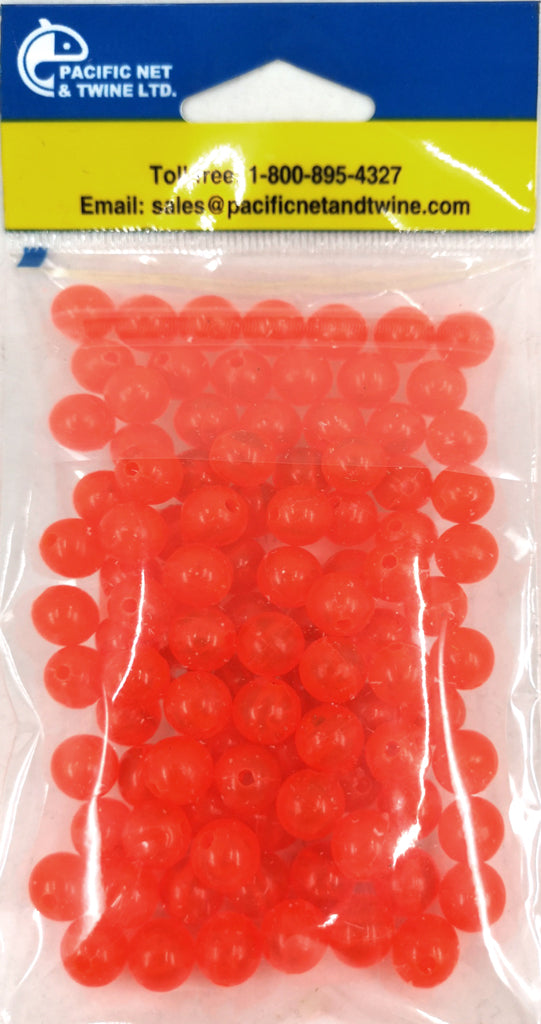 North Pacific Plastic Round Beads (100pc/pack)