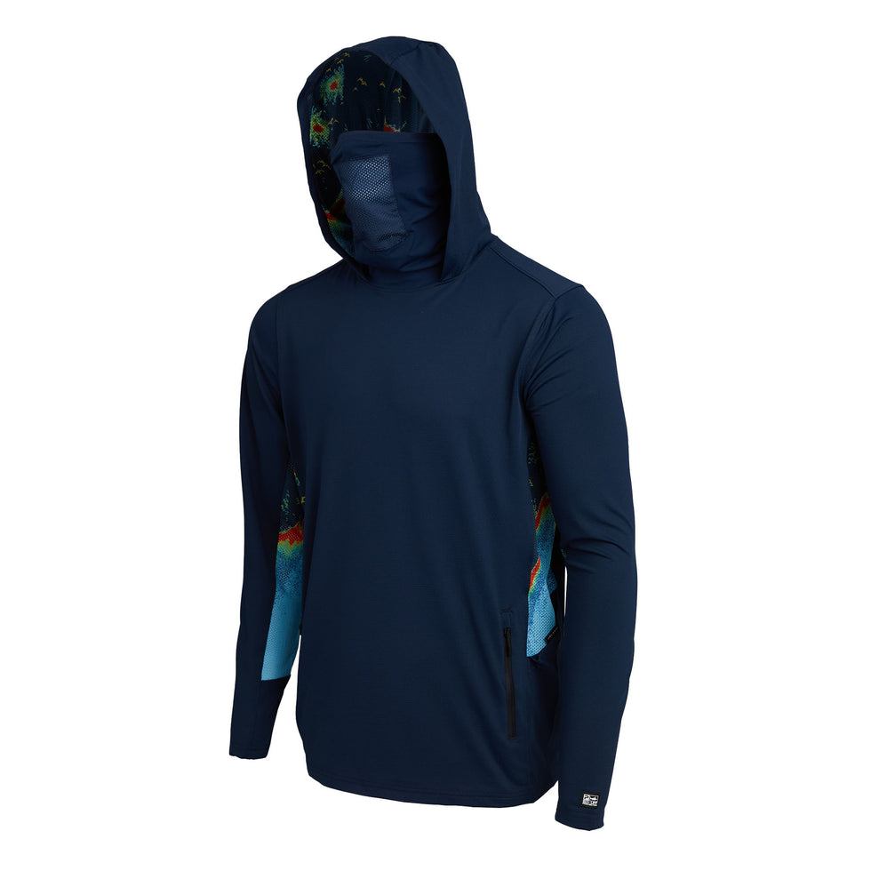 Pelagic Gear - Exo-Tech Hooded Fishing Shirt - Navy