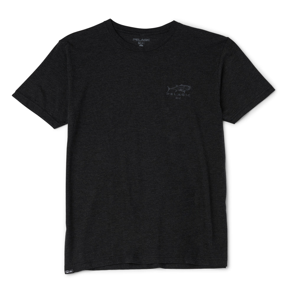 Pelagic Gyotaku Tuna T-Shirt - Vintage Black