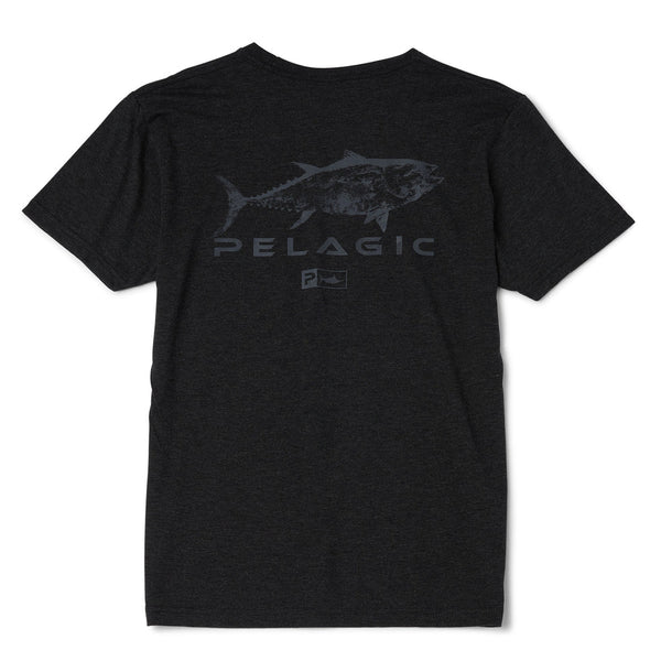 Pelagic Gyotaku Tuna T-Shirt - Vintage Black