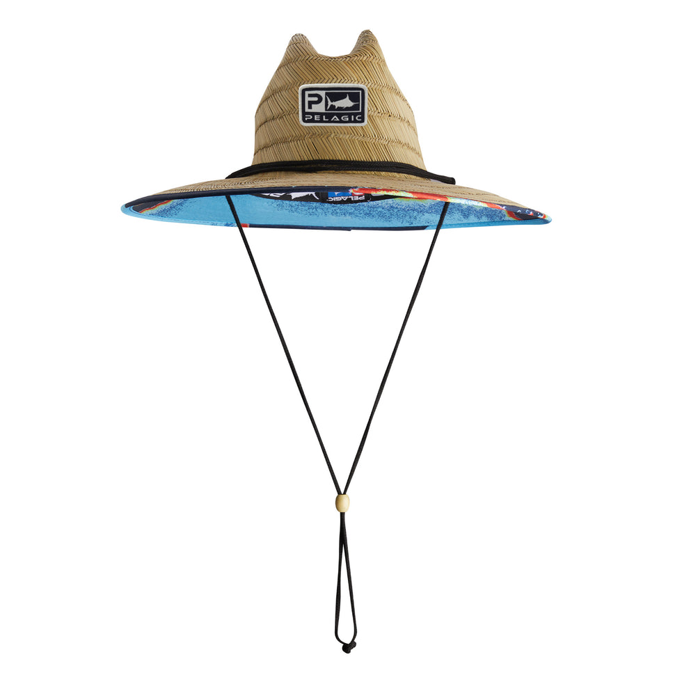Pelagic Gear -  Baja Straw Hat - Sonar Navy
