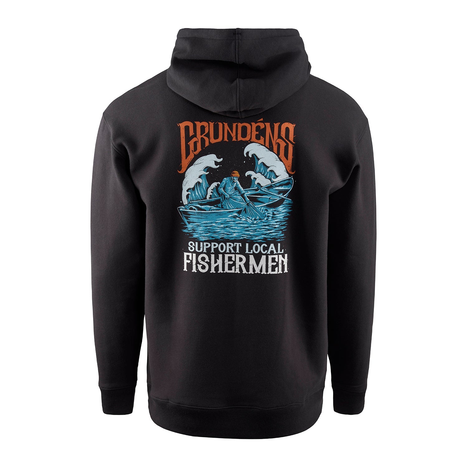 Grundens Displacement DWR Hoodie Support Local Fishermen