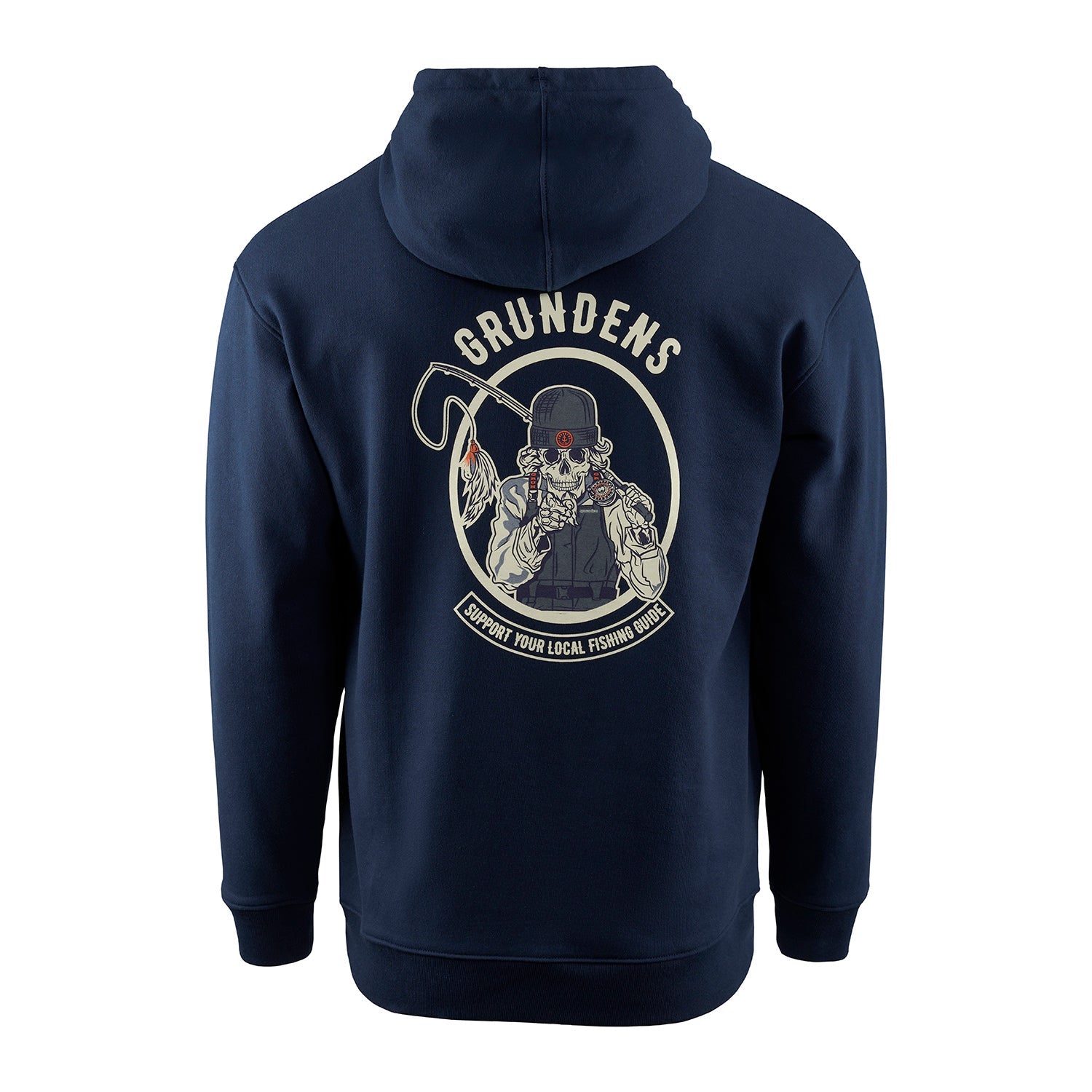 Grundens Displacement DWR Hoodie Support Local Fishing Guides