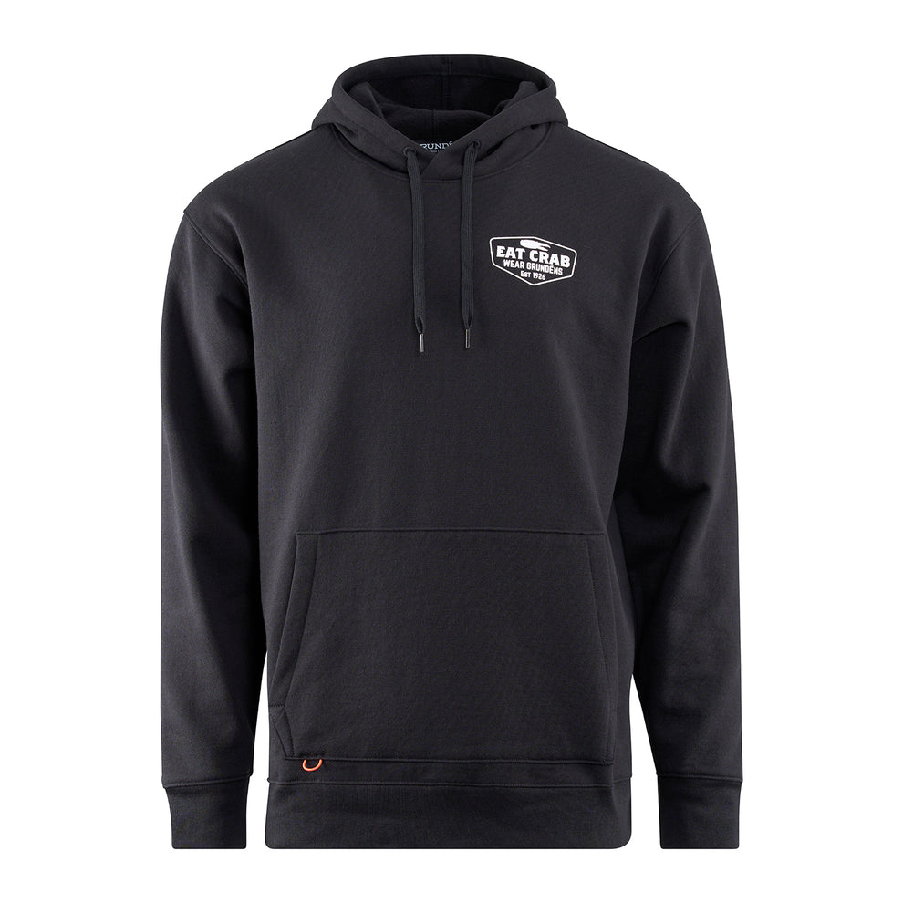 Grundens Eat your Words Crab Hoodie - Displacement DWR Black