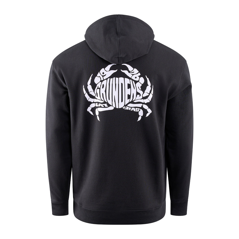 Grundens Eat your Words Crab Hoodie - Displacement DWR Black