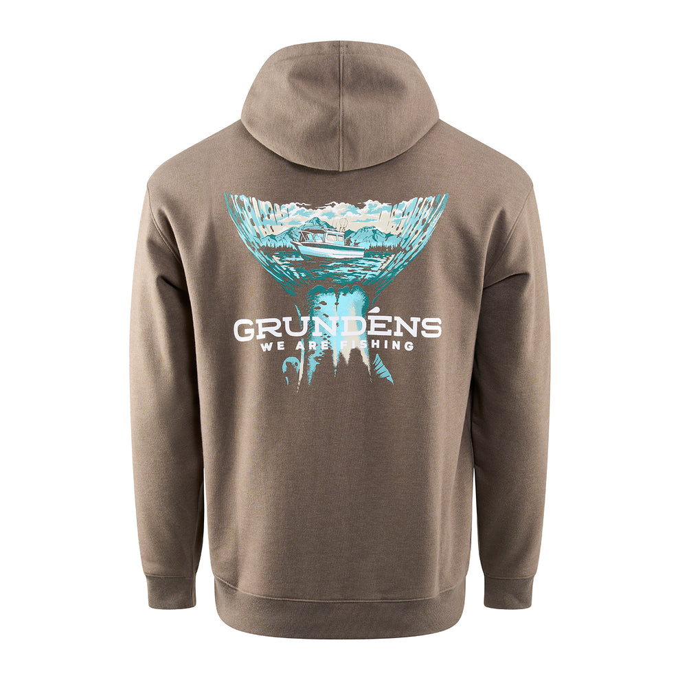 Grundens Tailscape Hoodie - Otter Heather