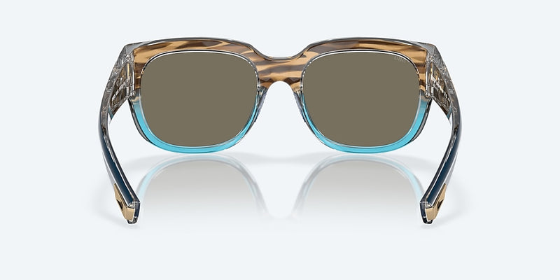 Costa Waterwoman - Shiny Wahoo Frame - Blue Mirror Polarized Glass