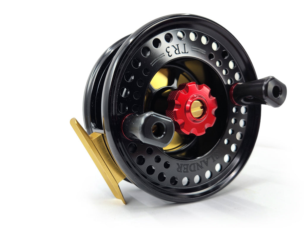 PNT TR-3 Mooching Reel (Limited Time) Custom Colours Black, Red & Gold