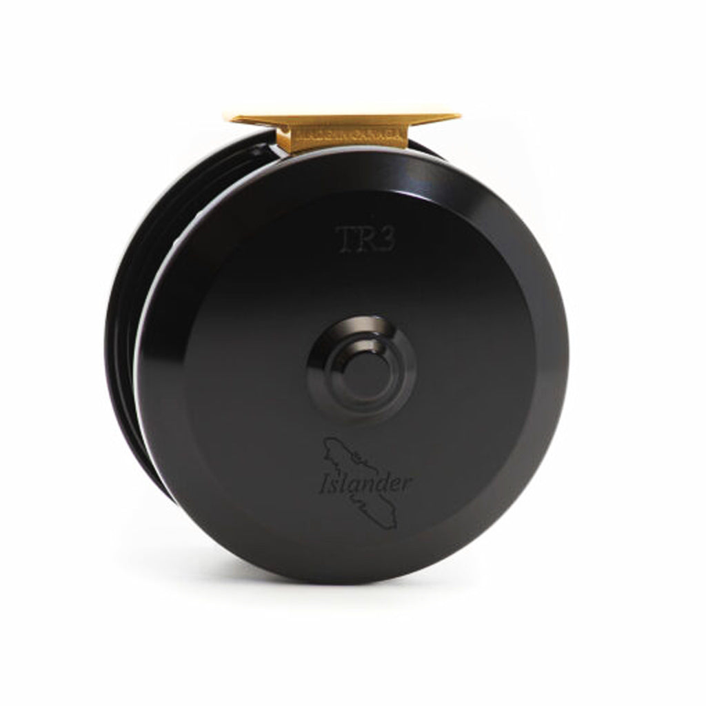 Black/Gold Islander TR-3 Two Tone Mooching Reel