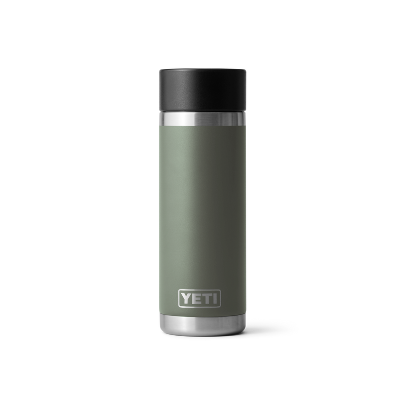 Yeti Rambler 18oz/532ml Bottle with Hotshot Cap - Camp Green - Seasonal