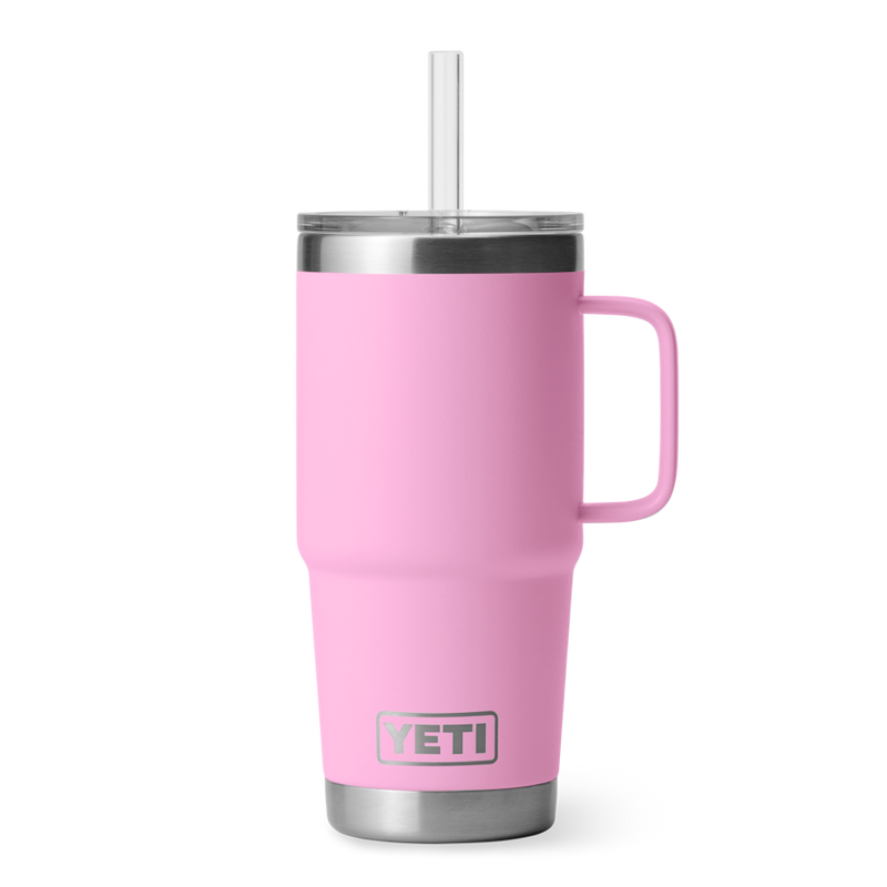 Yeti Rambler 25oz/739ml Straw Mug - Power Pink - Seasonal