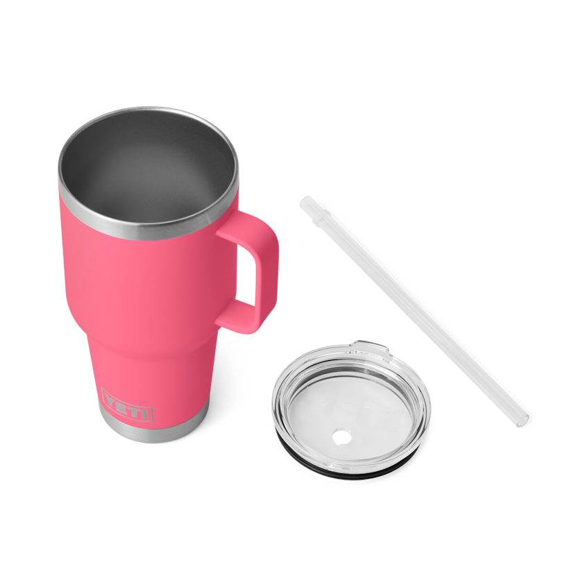 Yeti Rambler 35oz/1l Straw Mug - Tropical Pink - Seasonal