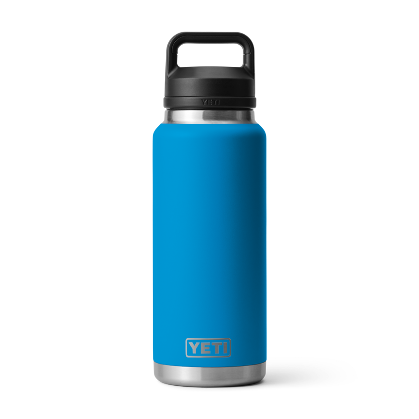 Yeti Rambler 36oz/1L Bottle with Chug Cap - Big Wave Blue - Seasonal
