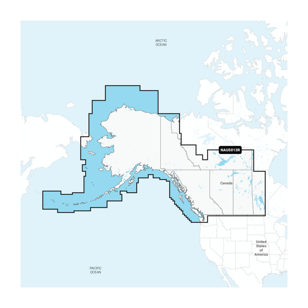 NAVIONICS Canada, West & Alaska - Lakes, Rivers and Coastal Marine Charts