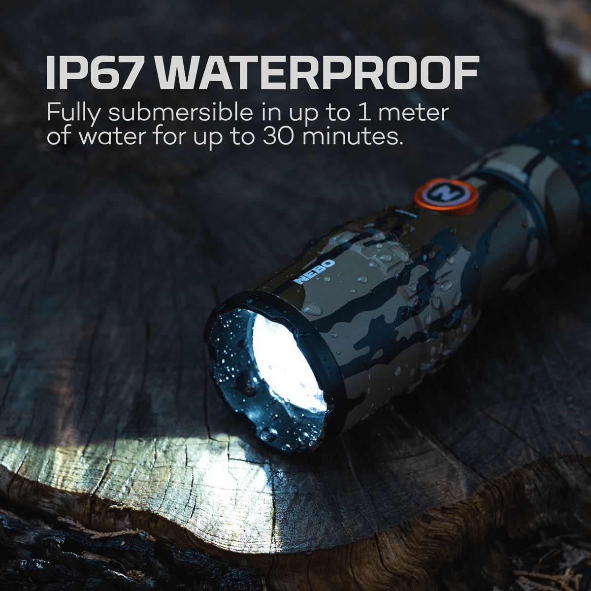 nebo camo flashlight Slyde King 2K BABR12127 Weight:1.5oz. Combining powerful performance with K2 Apache Xplorer 177