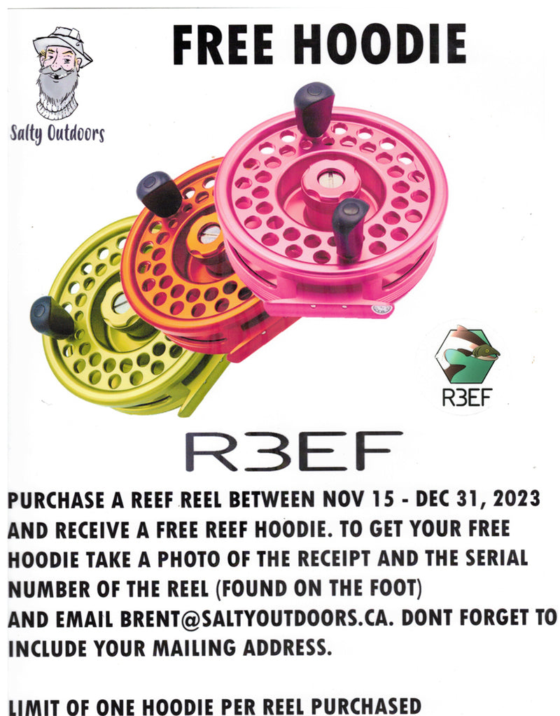 Salty Outdoors R3EF Mooching Reel - Pink
