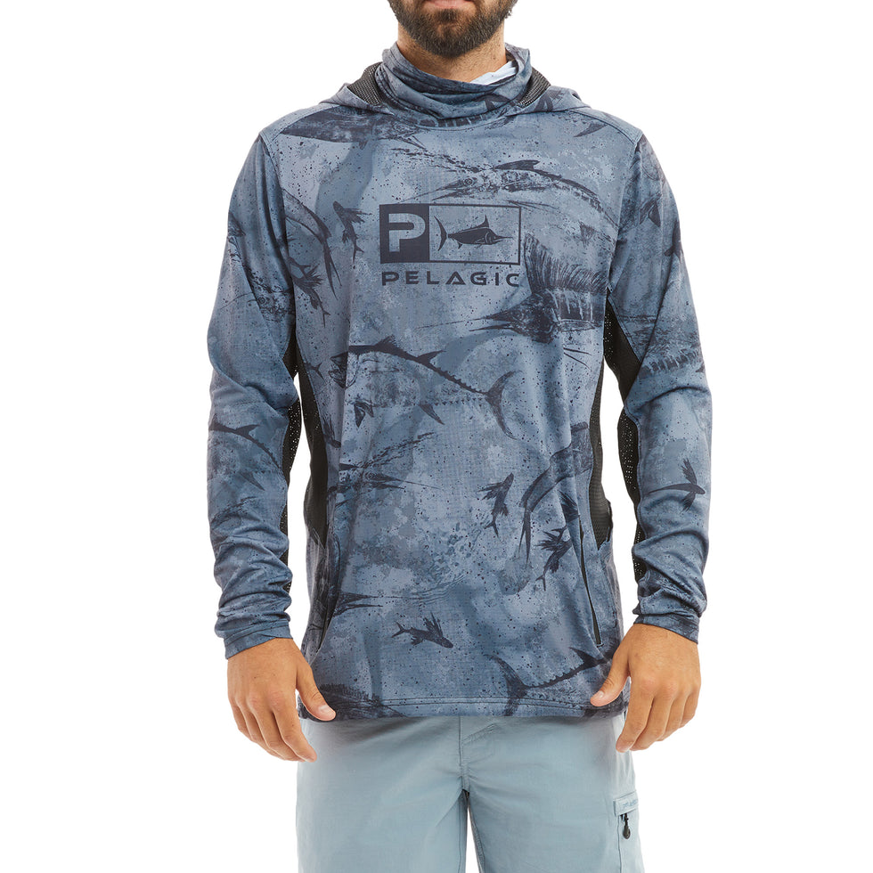 Pelagic Exo-Tech Hooded Fishing Shirt X-Large / Green