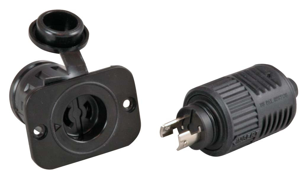 Scotty 2125 12V Downrigger Plug and Receptacle from Marinco