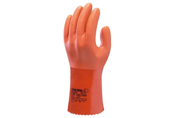 Showa 610 Glove PVC Orange