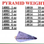 Lead Pyramid Weights