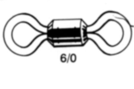 USA Made Rosco 2/0 Barrel Swivels – 225 Lb Test, Bulk Sizes 50–200, Catfish Rigging
