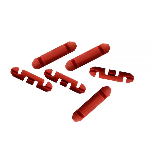 SCOTTY 2008 BRAIDED LINE STOPPER RED