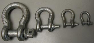 North Pacific Galvanized Anchor Shackles
