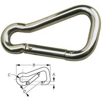 T316 Stainless Steel Spring Clip Fastener - Boise Rigging Supply