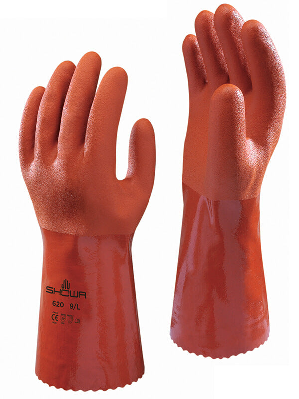Showa 620 PVC Glove Orange 12"