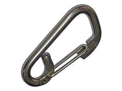 Victory Stainless Steel Asymmetrical Snap Hooks With Eye KS2430