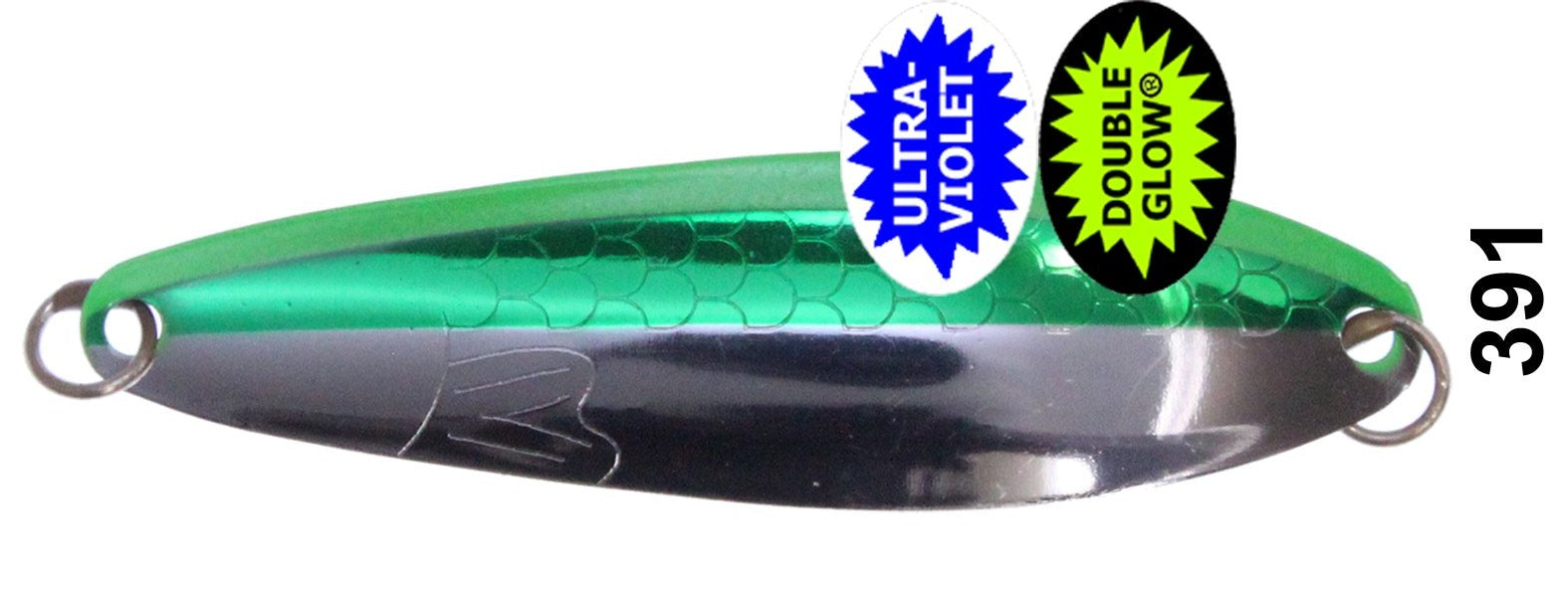 Silver Horde Kingfisher Spoon Glow/UV Maverick Size 3.5