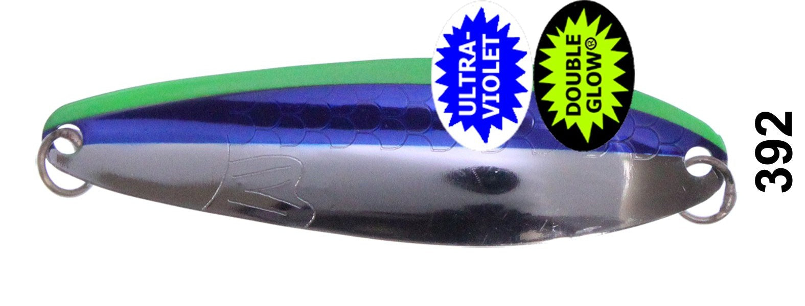 Silver Horde Kingfisher Spoon Glow/UV Maverick Size 3.5