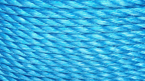 Blue 3 Strand Danpoly Polypropylene Rope (by the foot)