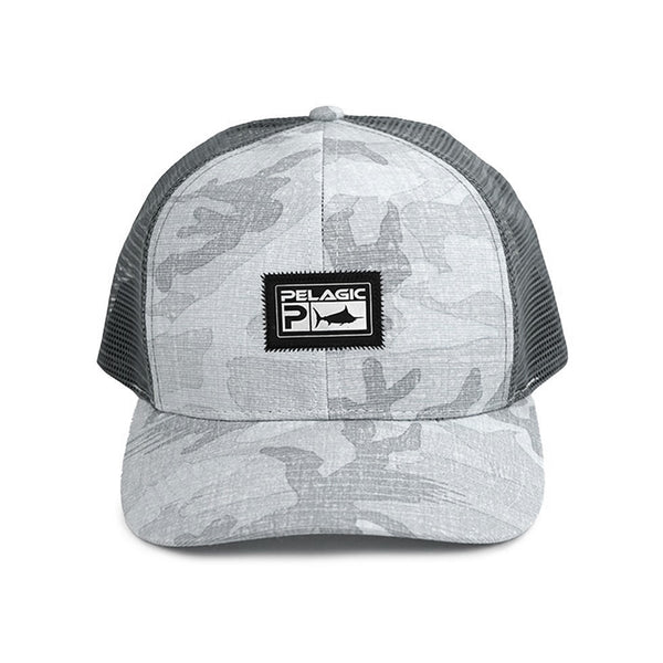 Pelagic Pursuit Fishing Hat Slate Fish Camo