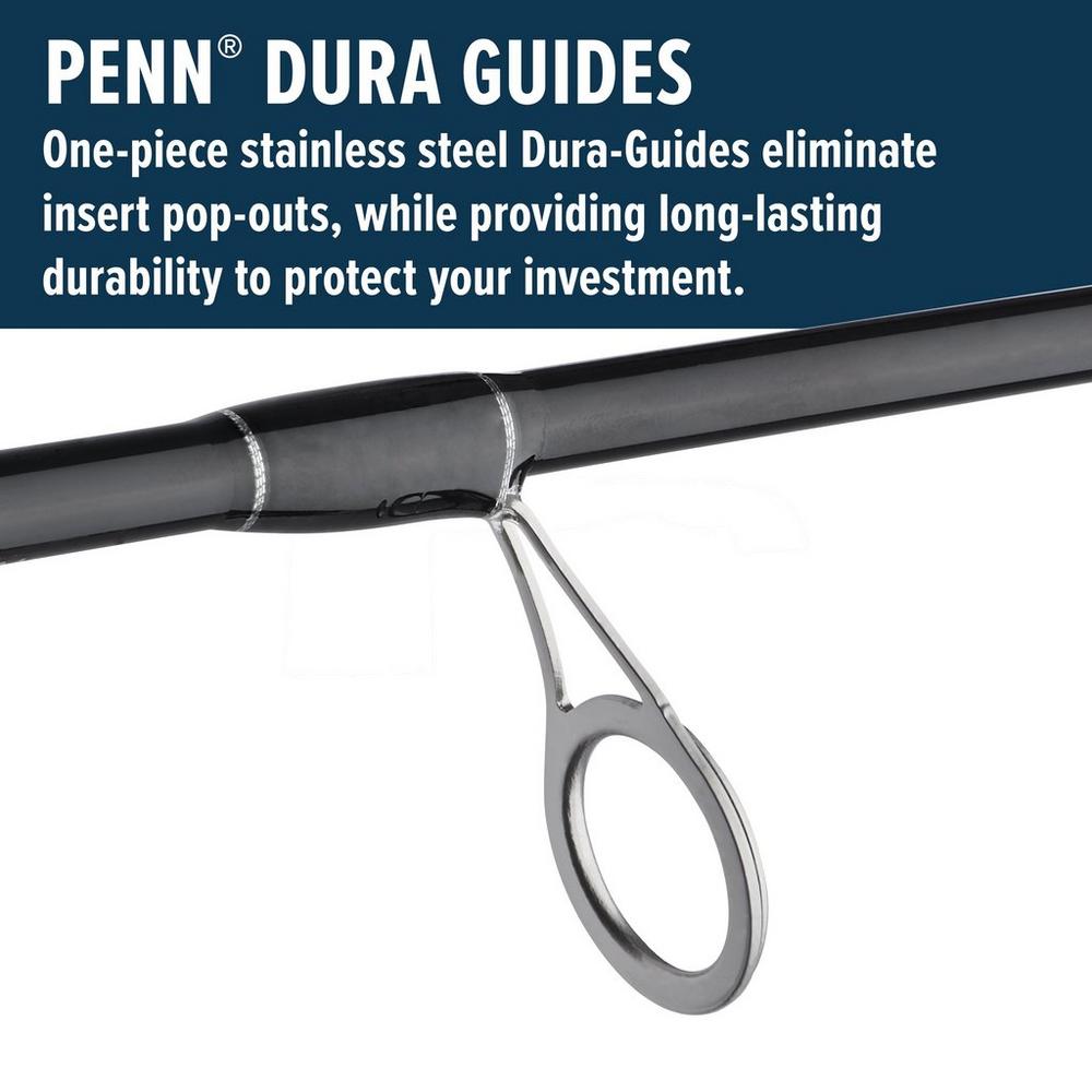 PENN 8' Pursuit III 2-Piece Fishing Rod and Reel (Size 6000) Spinning Combo  