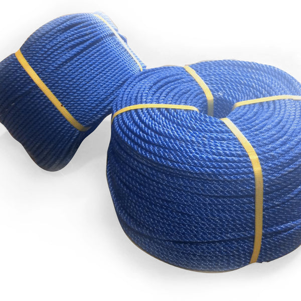 PNT Blue 3 Strand Polypropylene Rope (Special Price 1200' coil)