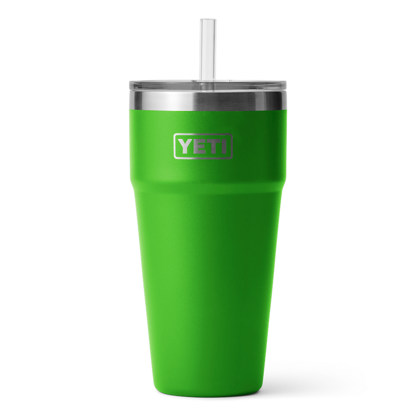 Yeti Rambler 26oz/769ml Stackable Pint with Straw Lid Canopy Green  - Seasonal