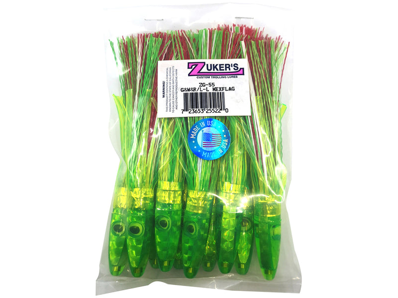 Zukers Grass Series Tuna Lures 10/PKG