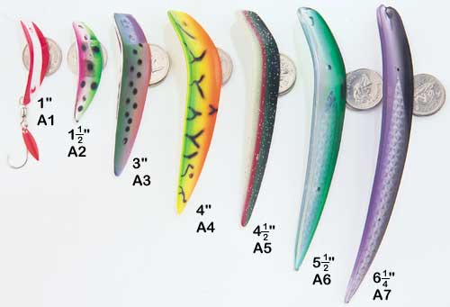 Hot Spot Apex Trolling Special Colours Lures (By the Dozen Special orders only)