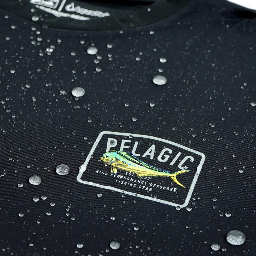 Pelagic Aquatek Game Fish Long Sleeve T-shirt Black L Man